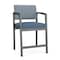 Lesro Lenox Steel Hip Chair Metal Frame, Charcoal, RS Rain Song Back, MD Titan Seat LS1161 - alternate 1